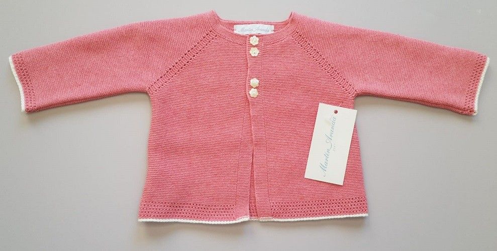 Cardigan de punto Hortensias