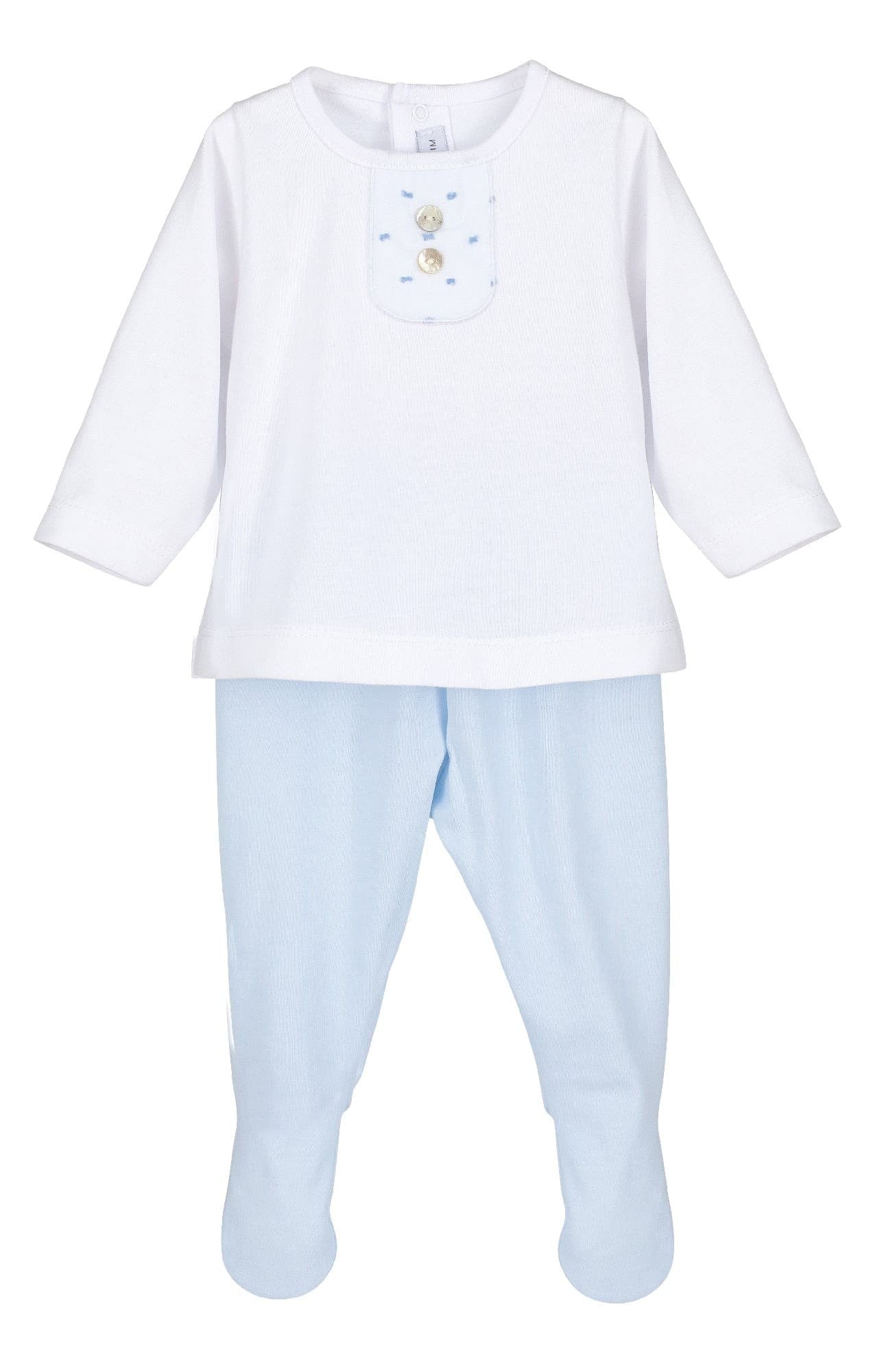 Conjunto polaina celeste Decelia