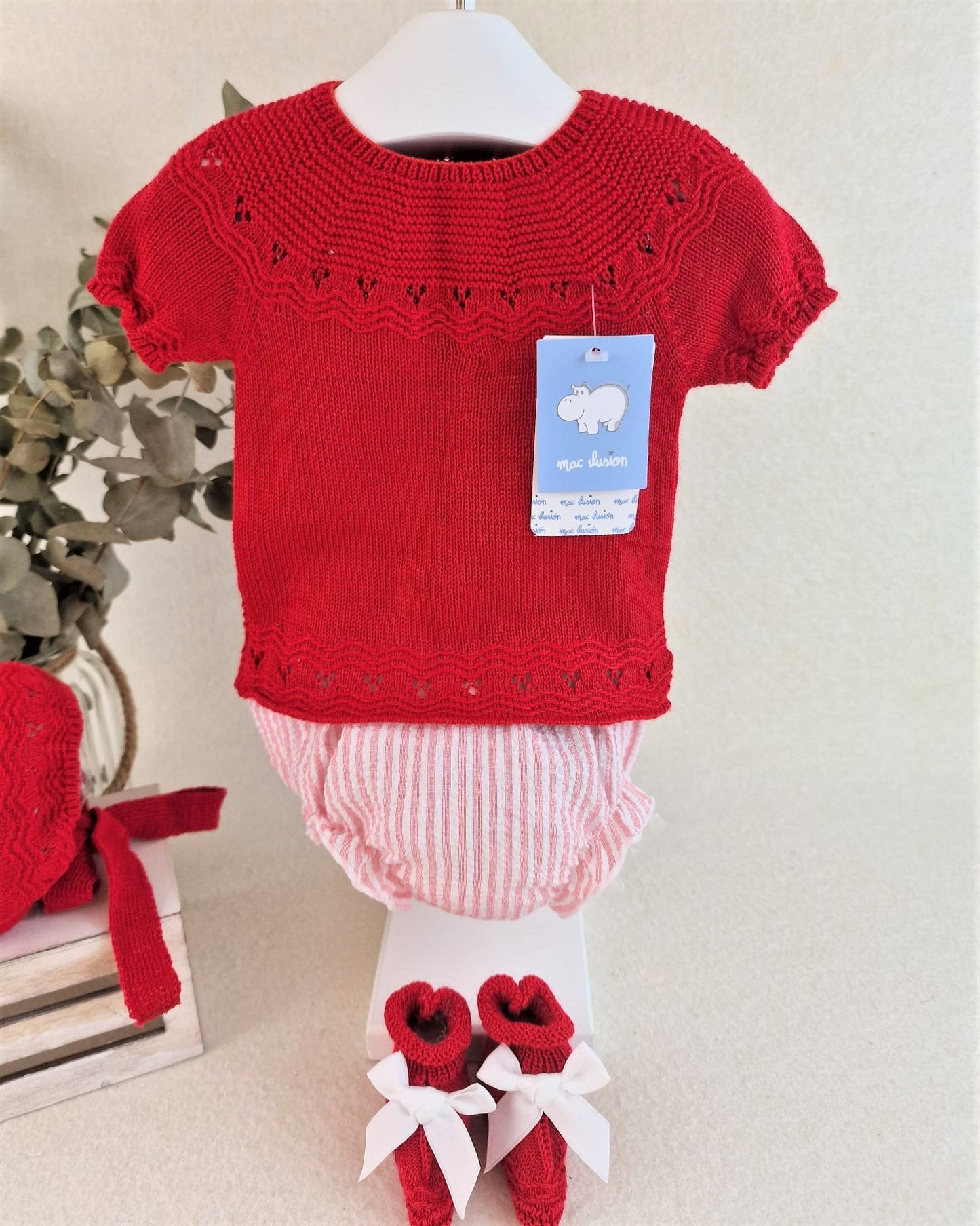 Conjunto de cuatro piezas sensación Santorini
