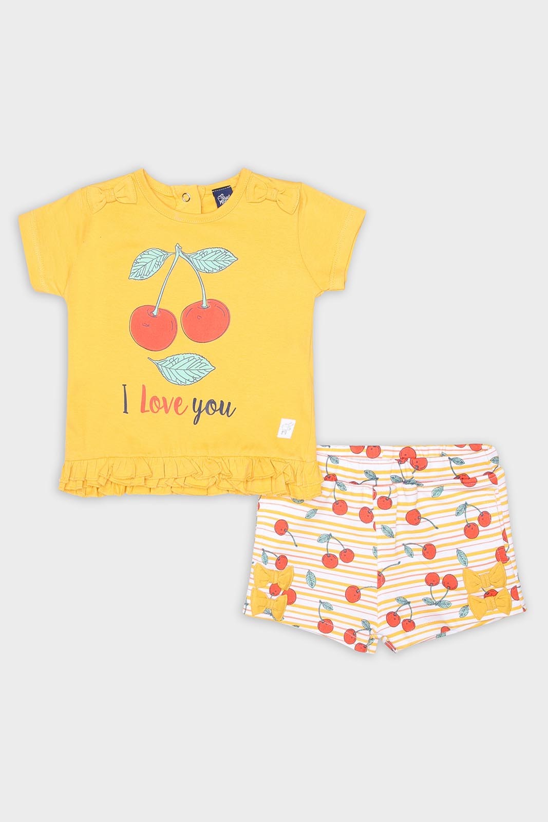 Conjunto de bebé niña love you