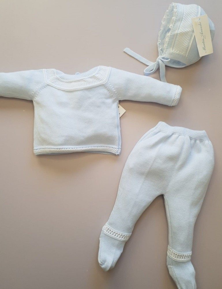 Conjunto con polaina cenefa