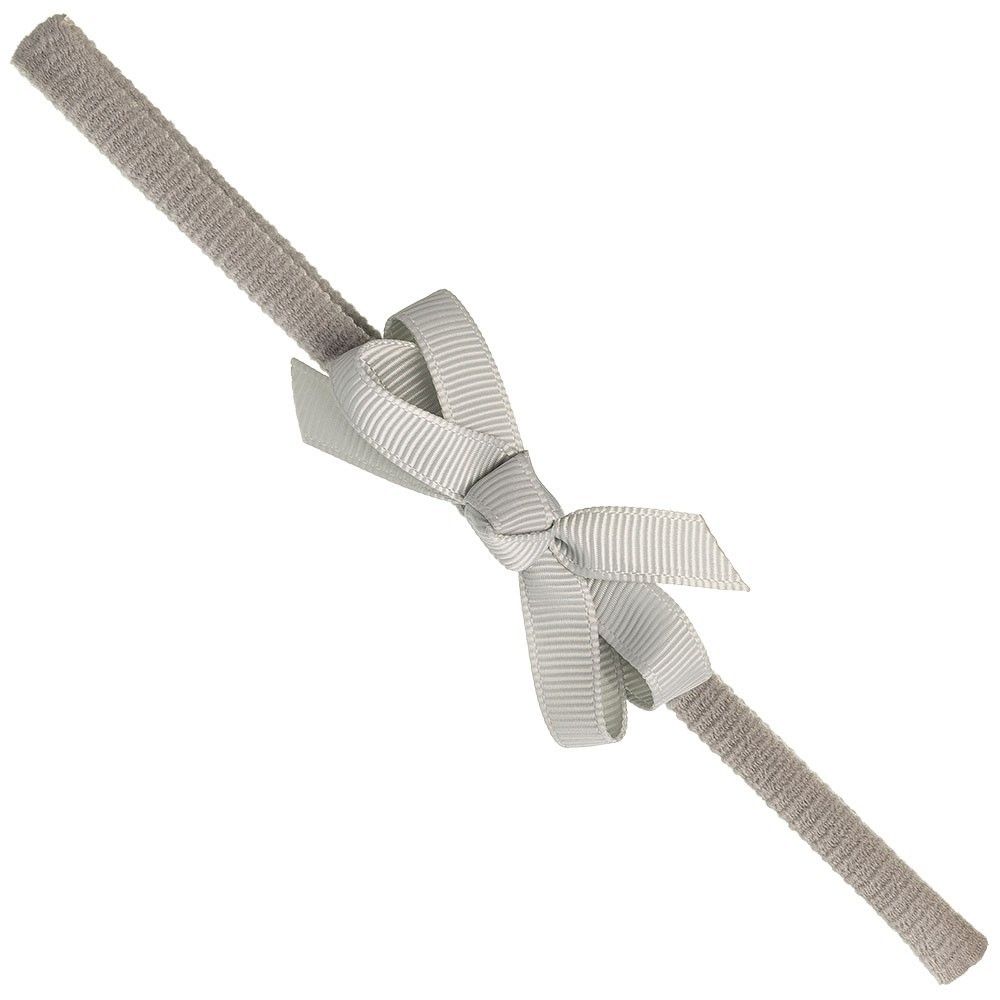 Cinta bebé lazo pequeño con punta Grosgrain