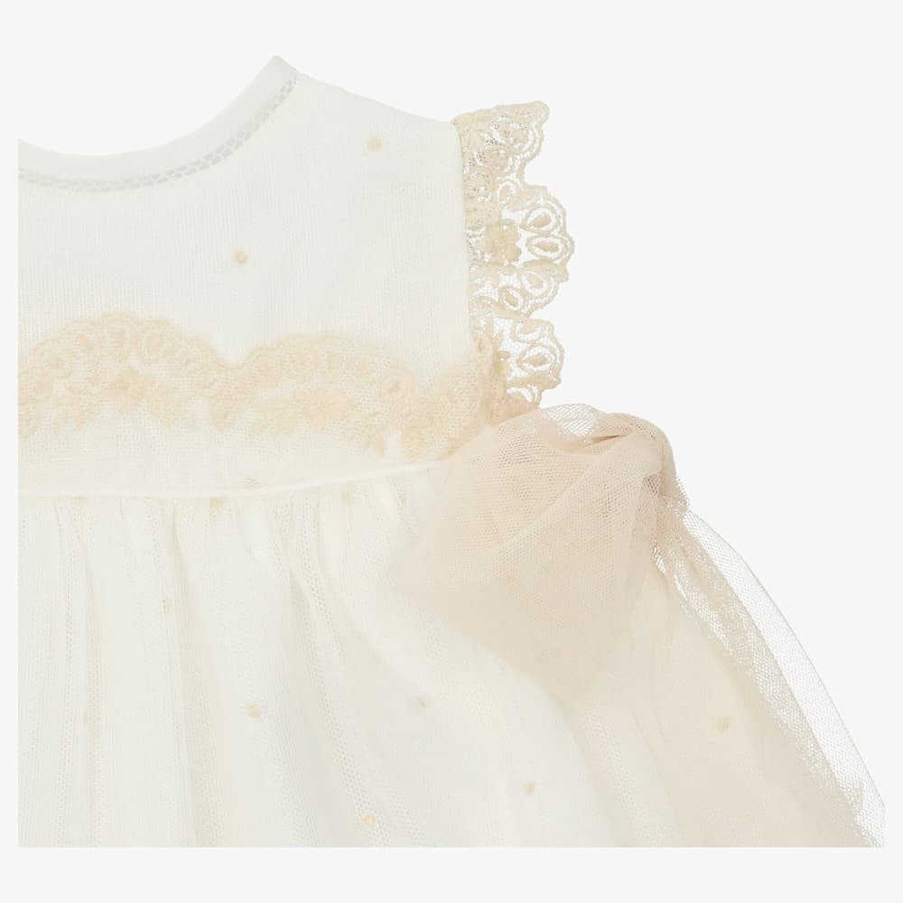 Conjunto de tela niña Jazmín con capota