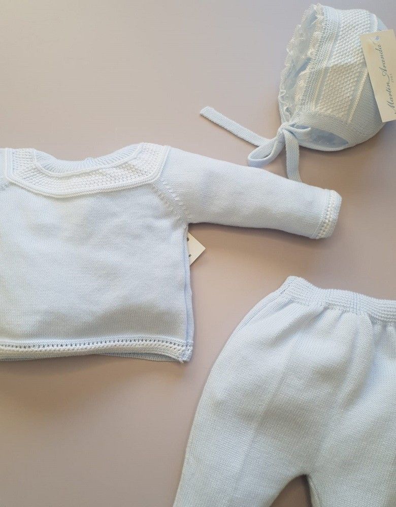 Conjunto con polaina cenefa