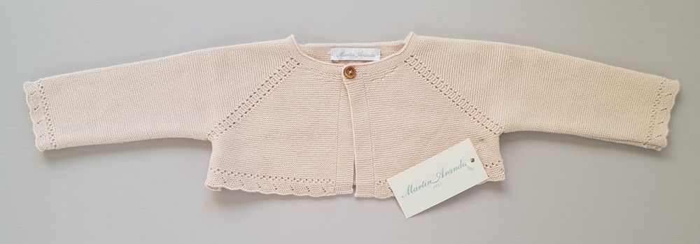 Cardigan de punto corto Azzurro
