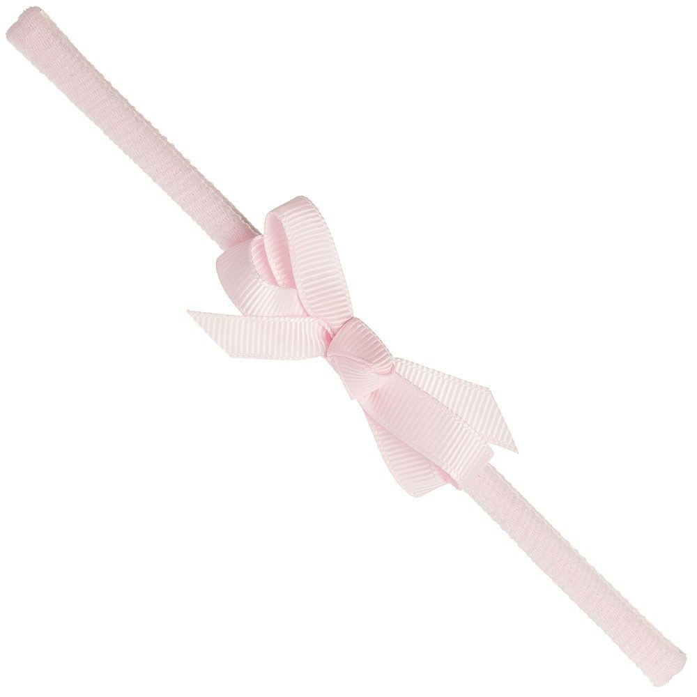 Cinta bebé lazo pequeño con punta Grosgrain