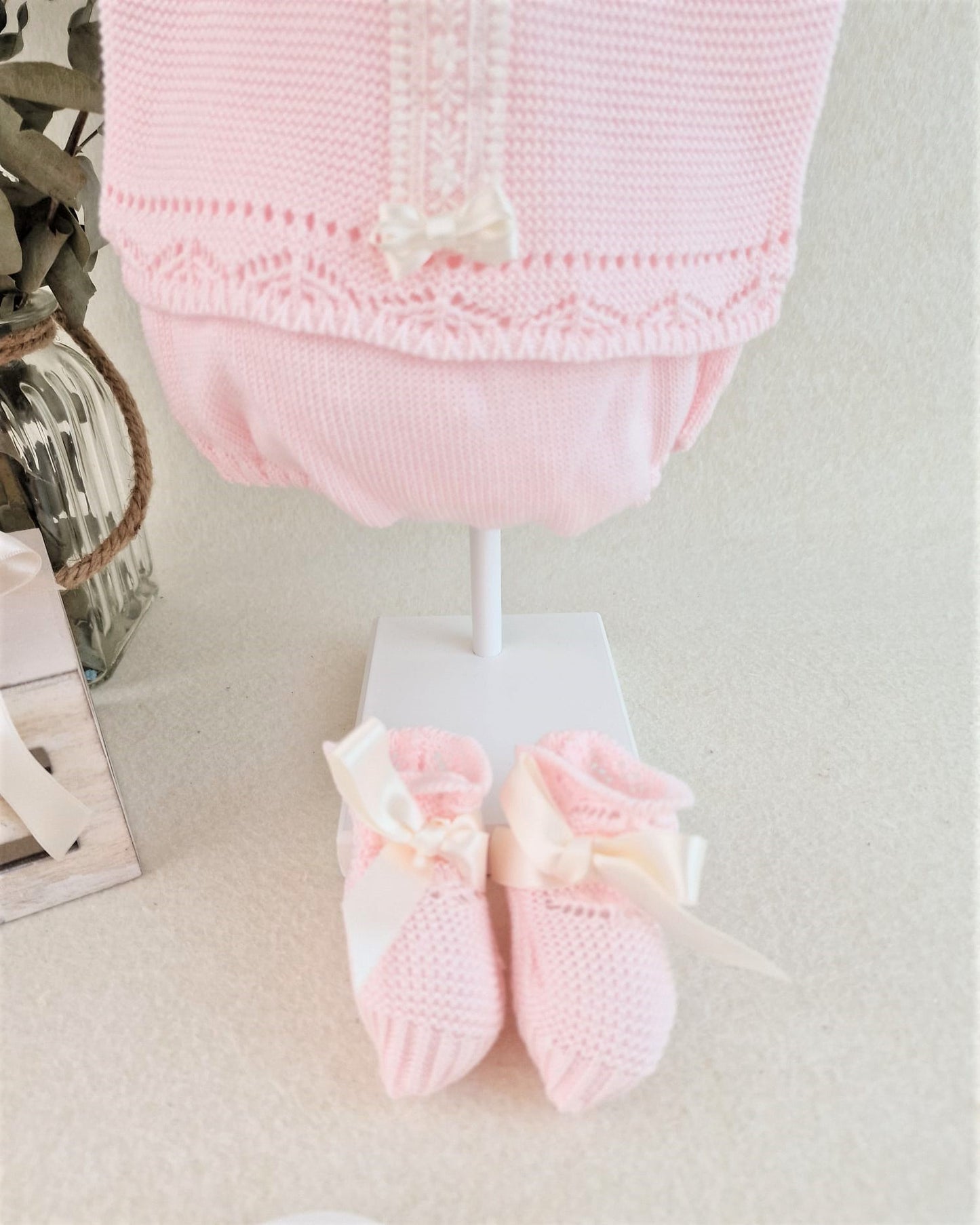 Conjunto de cuatro piezas delicada salina