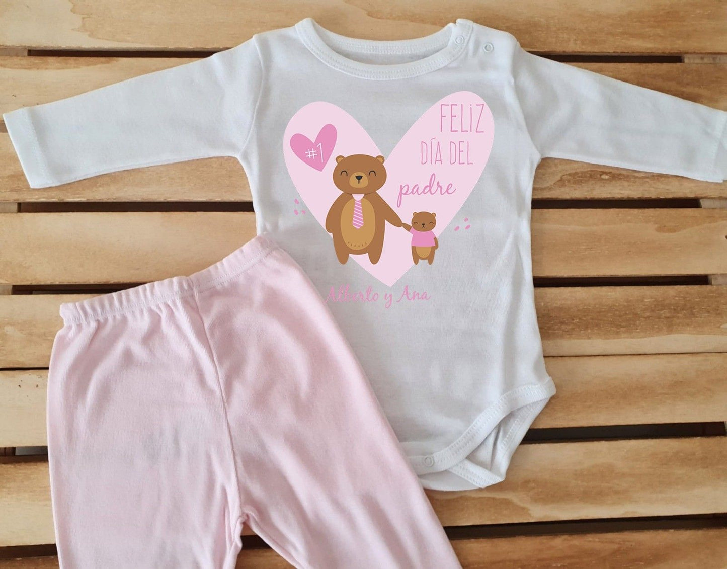 Conjunto con polaina - Feliz día del padre