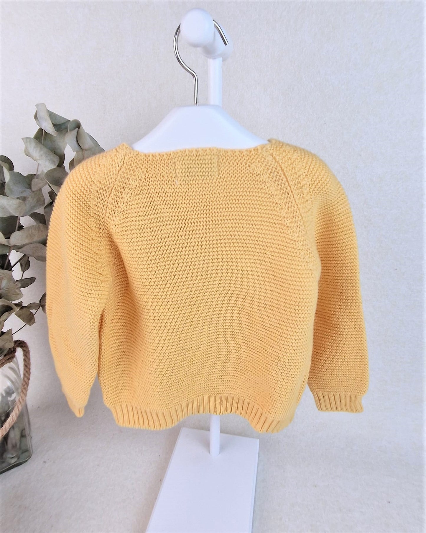 Jersey bebé botones madera