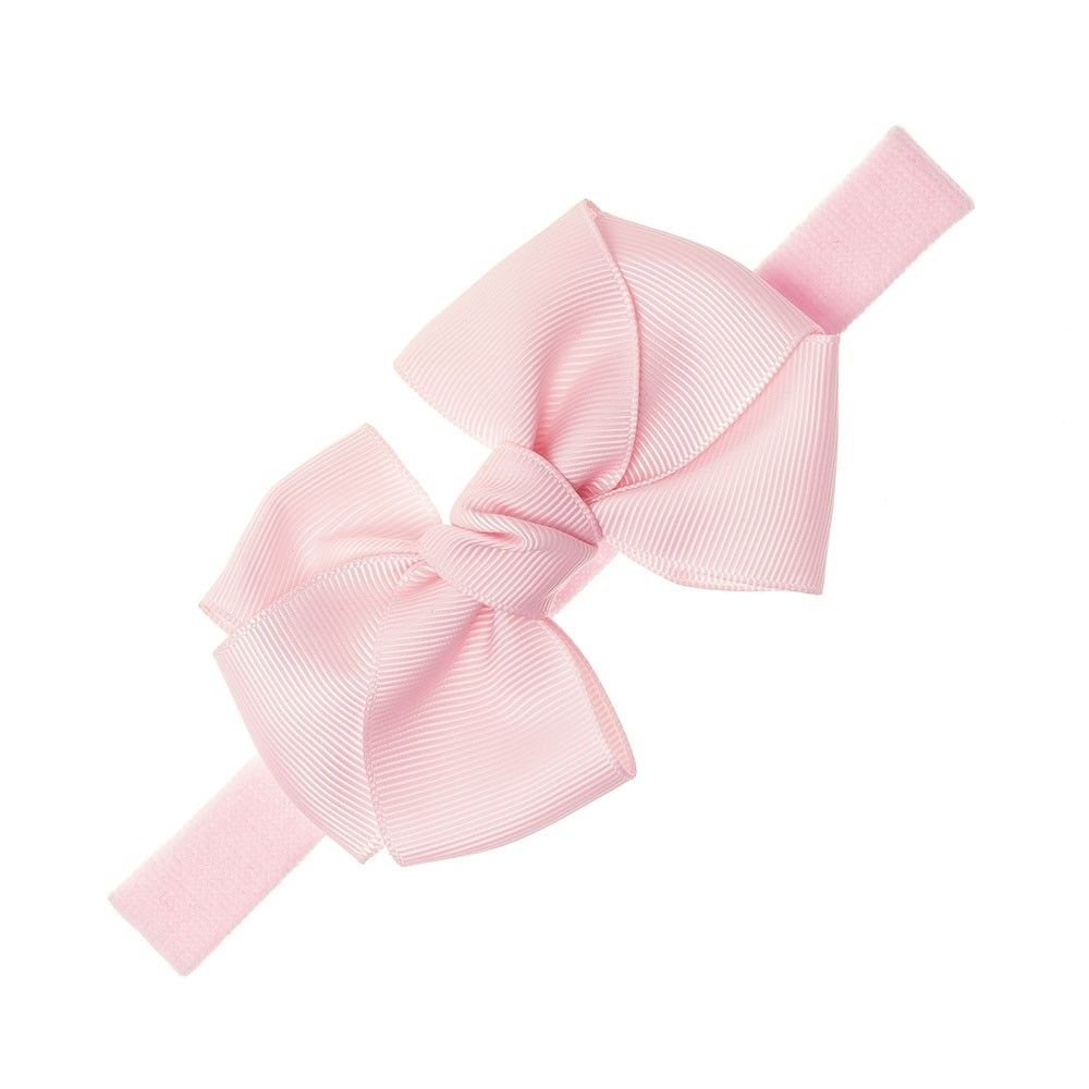 Turbante de bebé con lazo triple nudo grosgrain