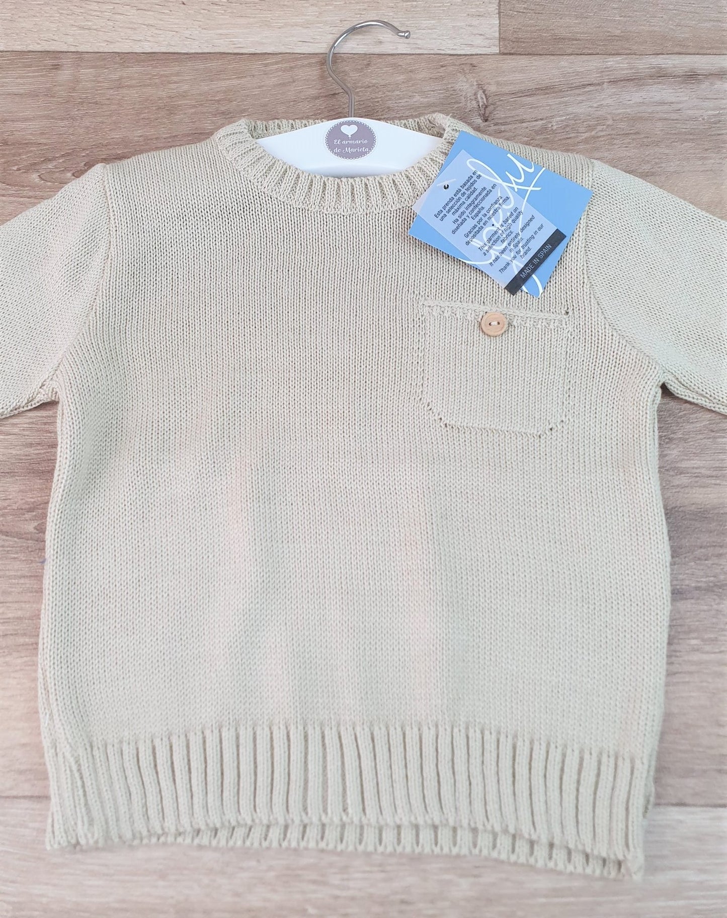 Jersey infantil bolsillo