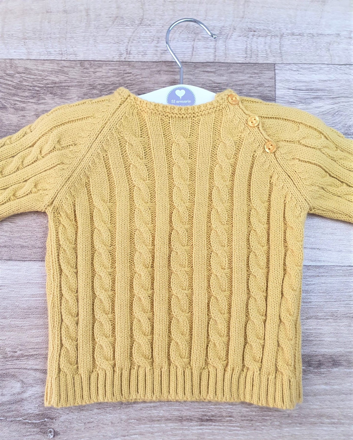 Jersey bebé trenzas