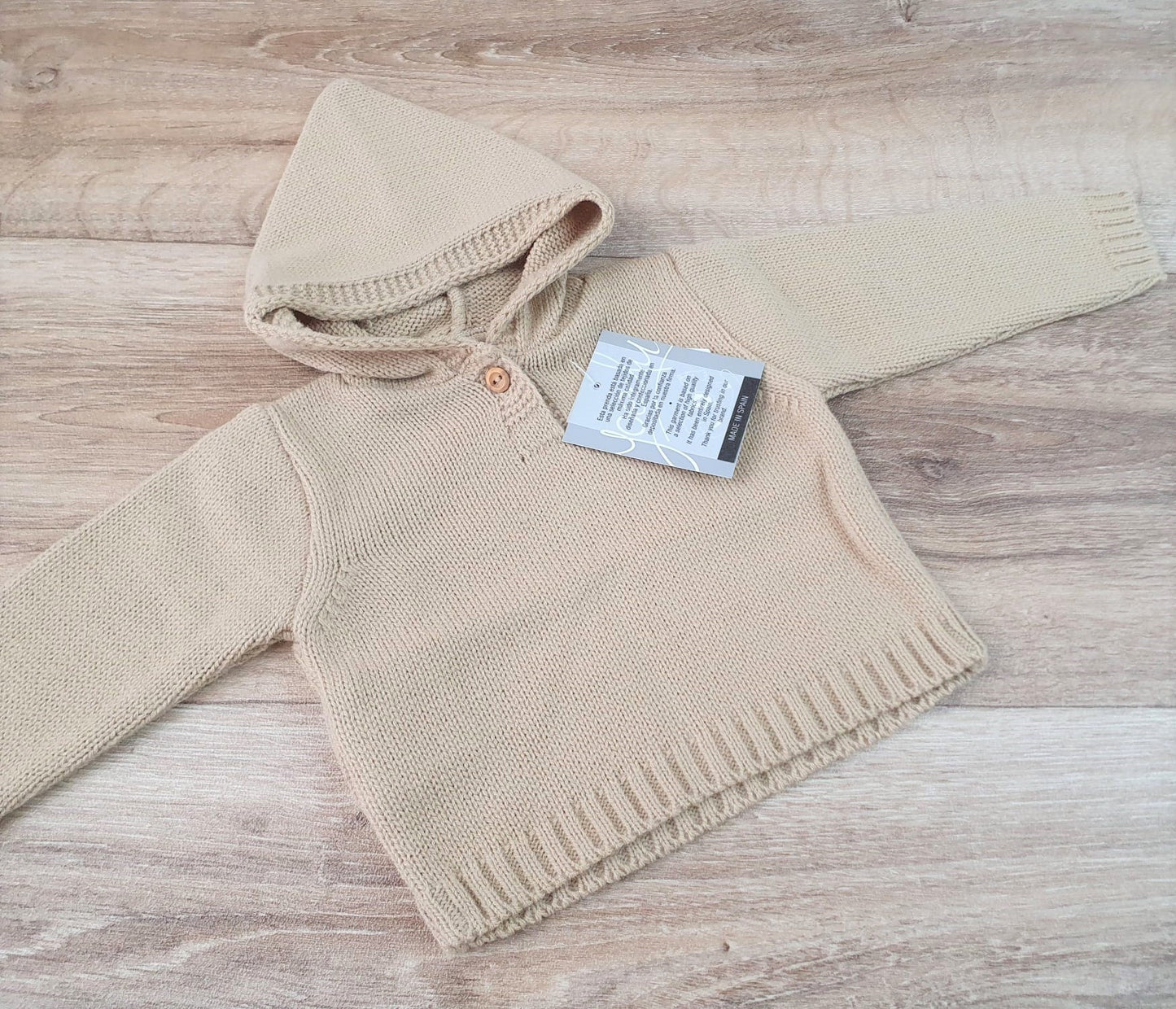 Jersey bebé con capucha