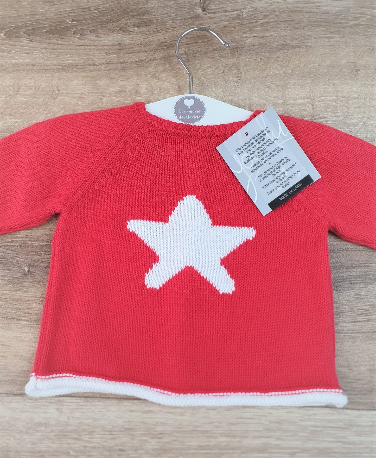 Jersey bebé estrella