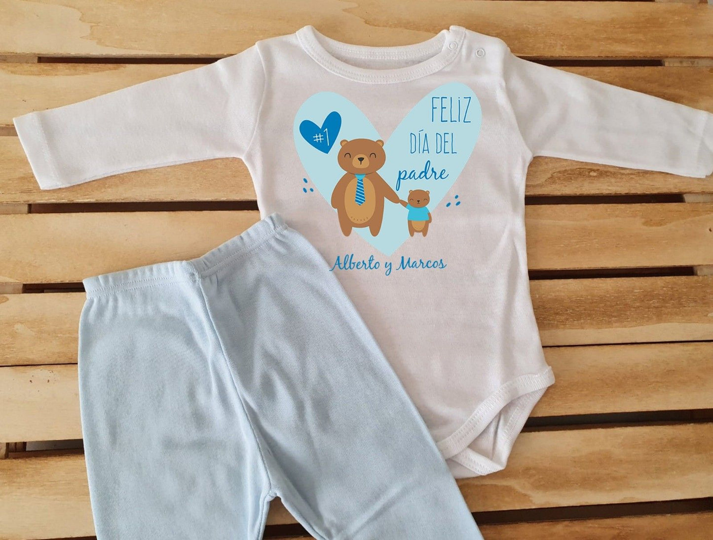 Conjunto con polaina - Feliz día del padre