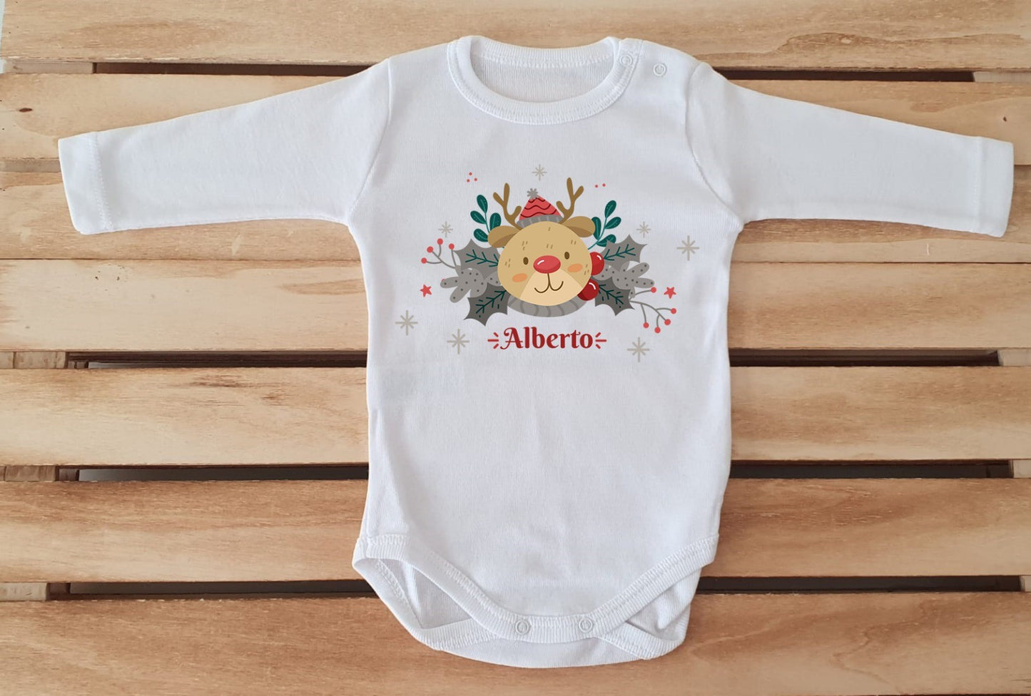 Conjunto completo con polaina - Reno con gorrito
