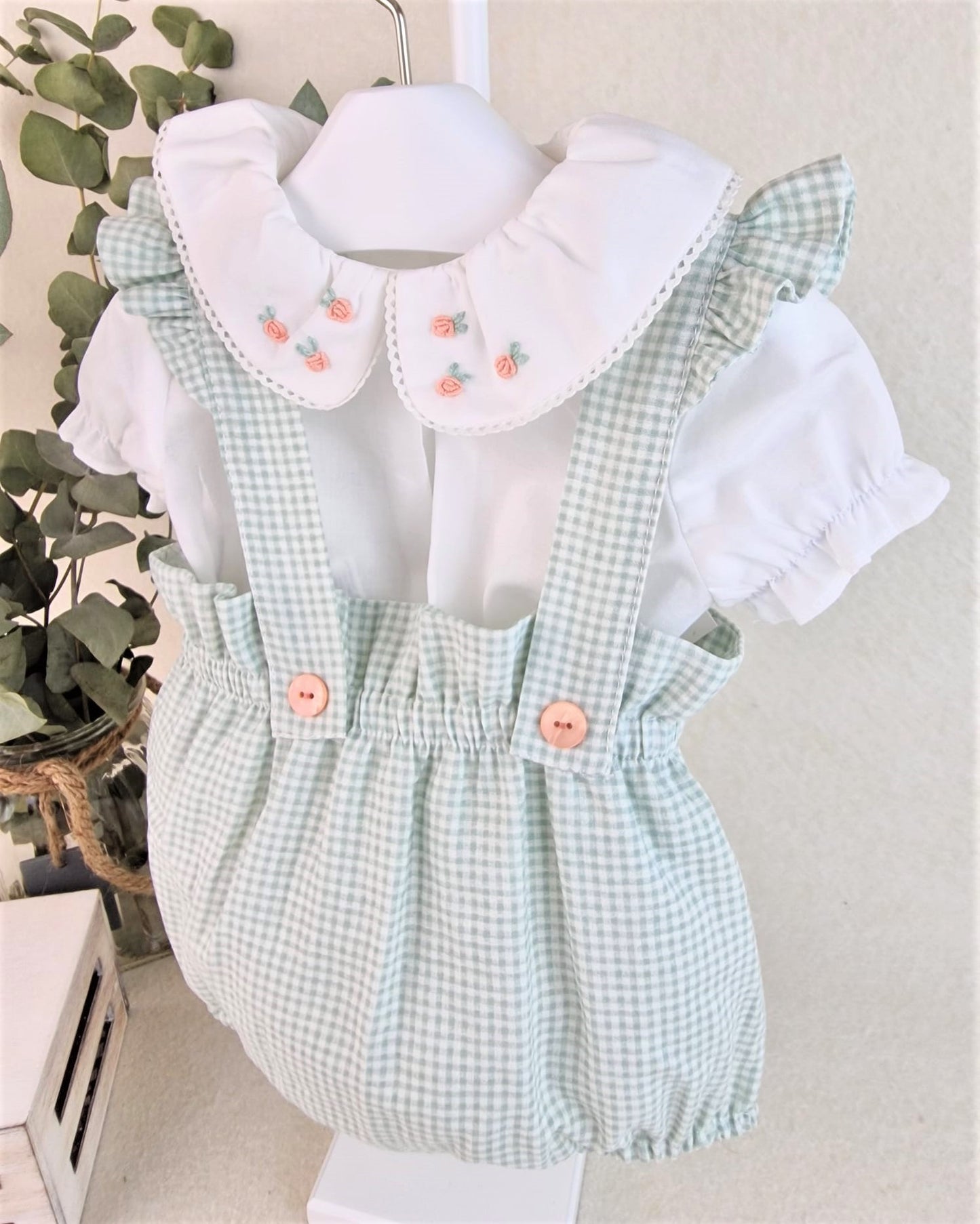 Conjunto peto y camisa Butterfly