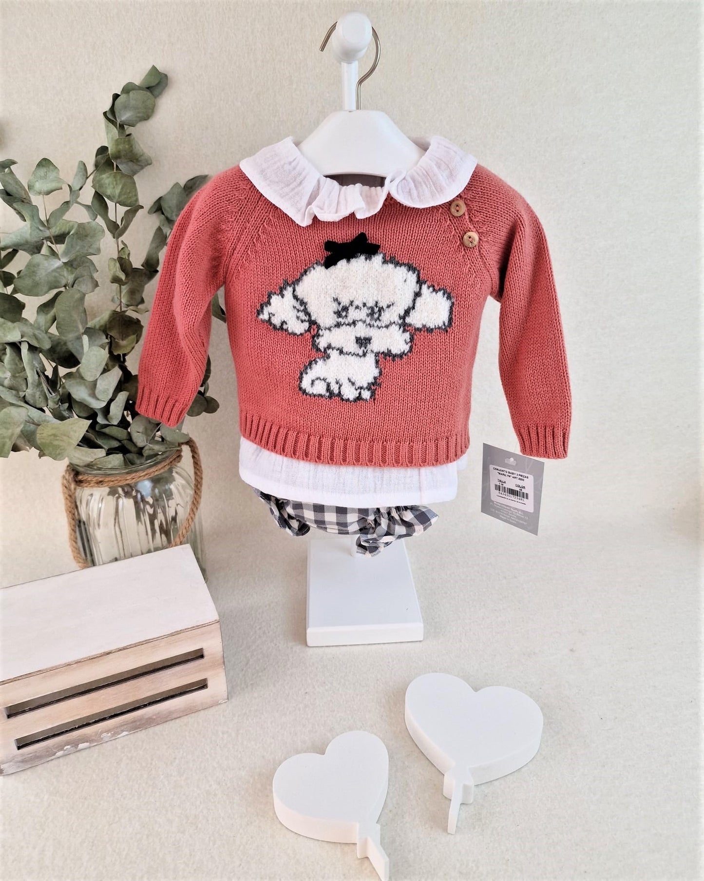 Conjunto baby tres piezas niña Marilyn