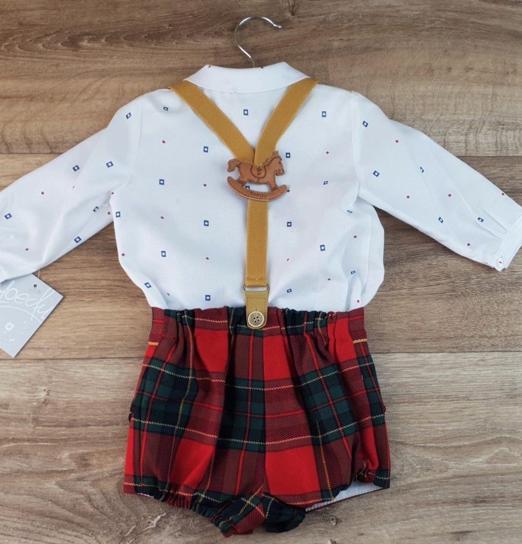 Conjunto bebé con tirantes Familia Atenas