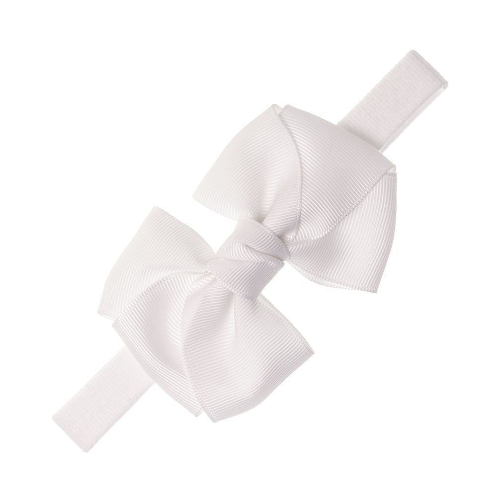 Turbante de bebé con lazo triple nudo grosgrain