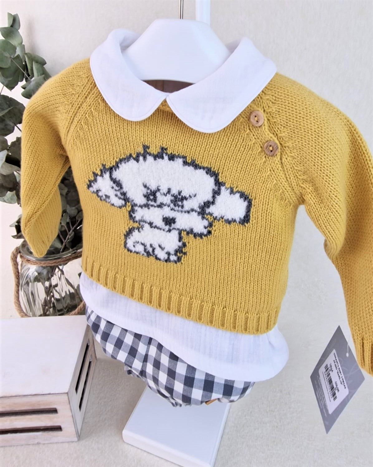 Conjunto baby tres piezas niño Marilyn