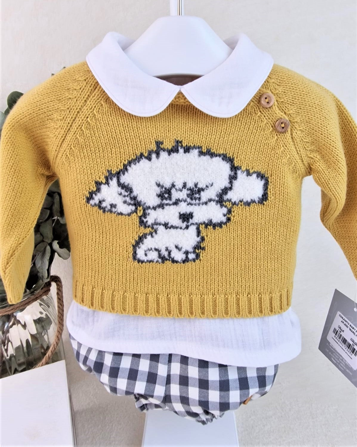 Conjunto baby tres piezas niño Marilyn