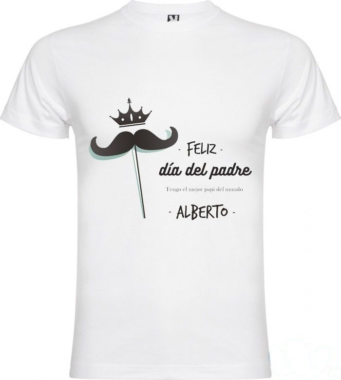 Camiseta adulto - Feliz día del padre bigote
