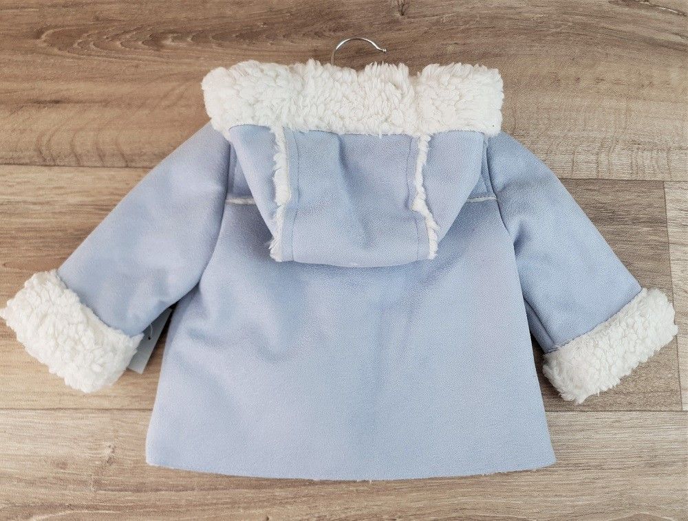 Abrigo bebé con capucha unisex
