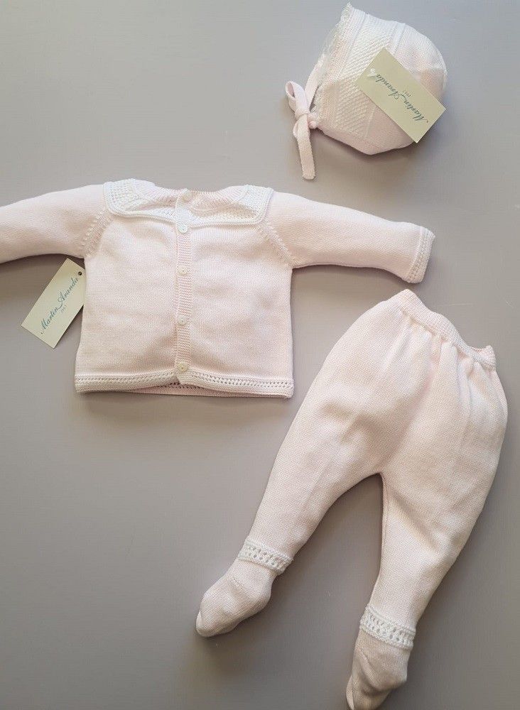 Conjunto con polaina cenefa
