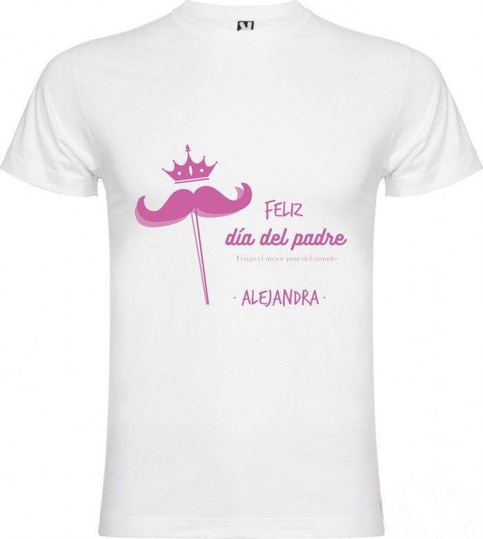 Camiseta adulto - Feliz día del padre bigote