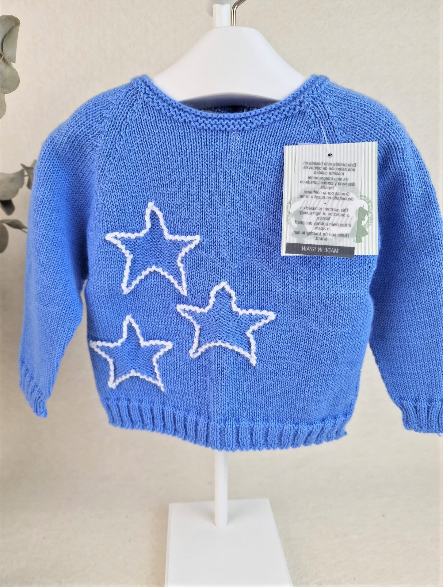 Jersey tres estrellas con croché