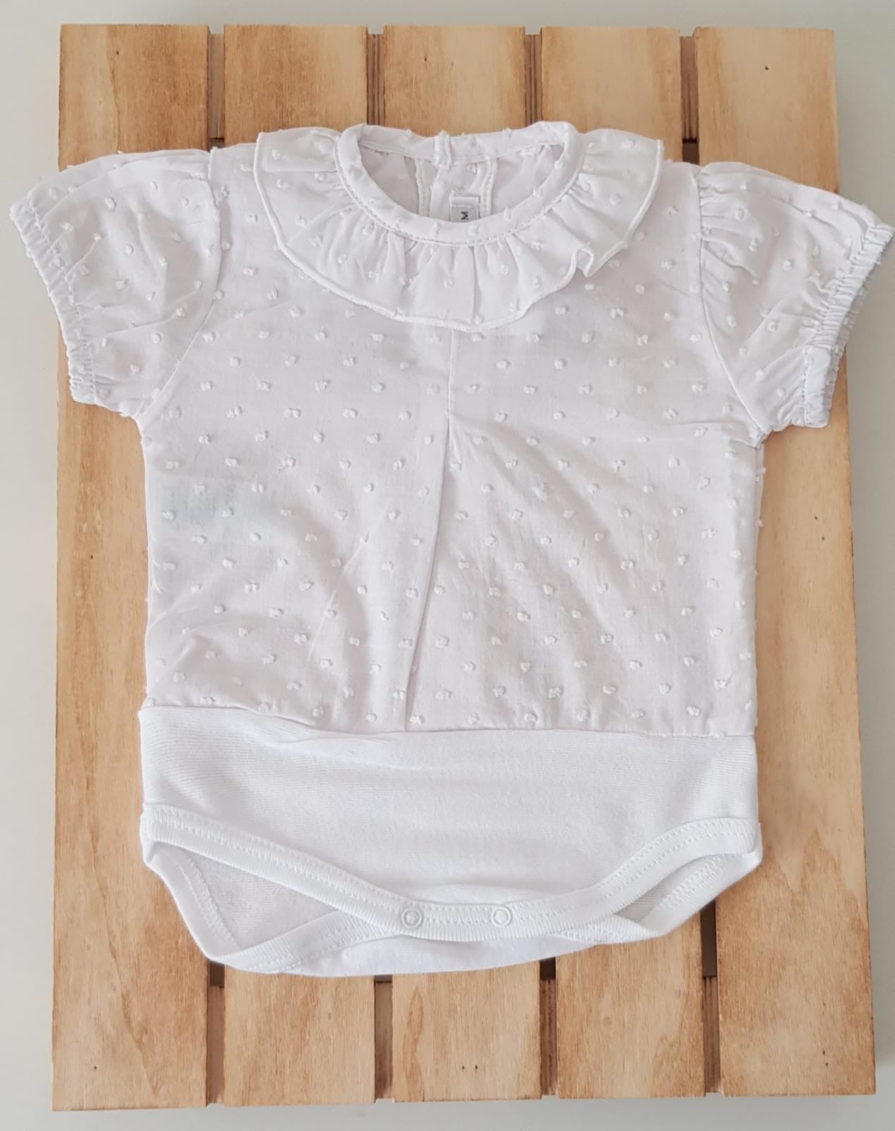 Body - camisa de plumeti de manga corta