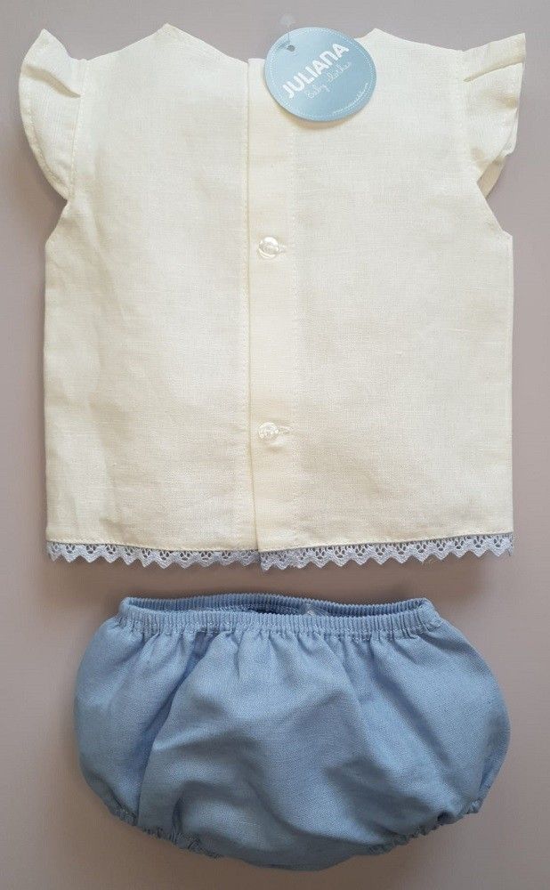 Conjunto de lino hombreras