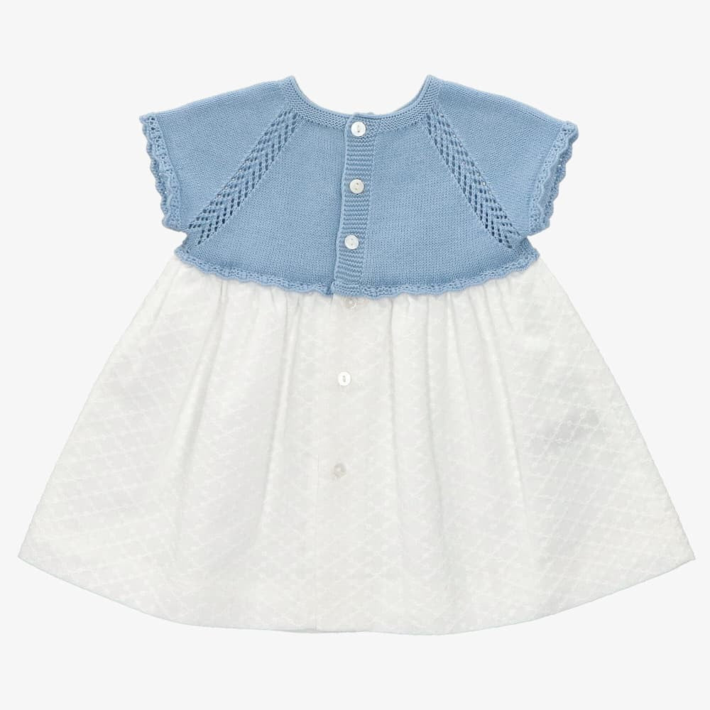 Vestido de punto y tela Bluish