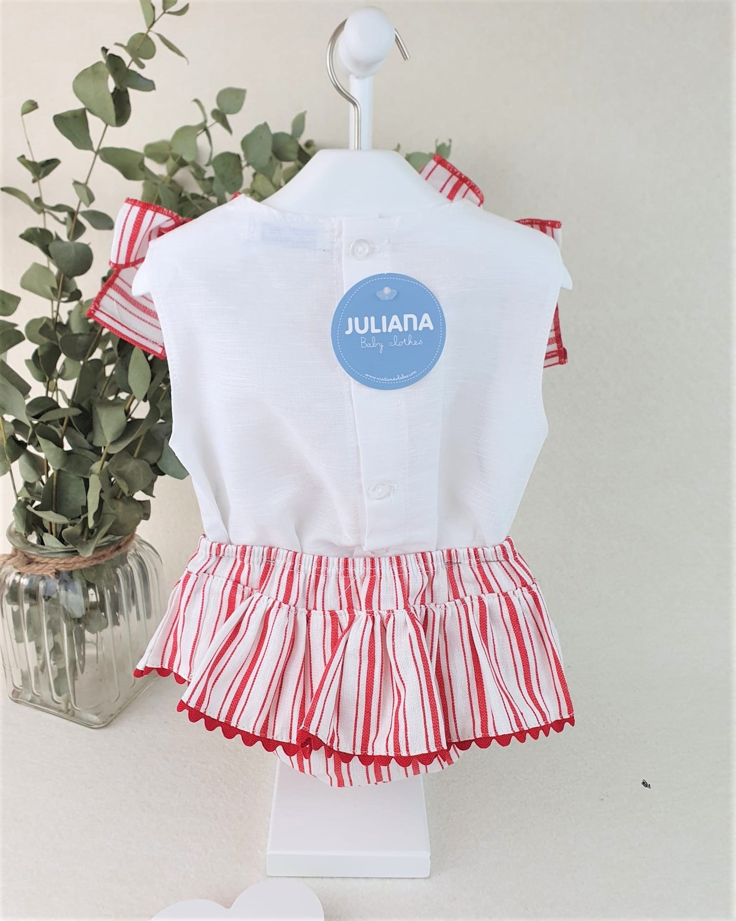 Conjunto camisa y falda niña salvavidas