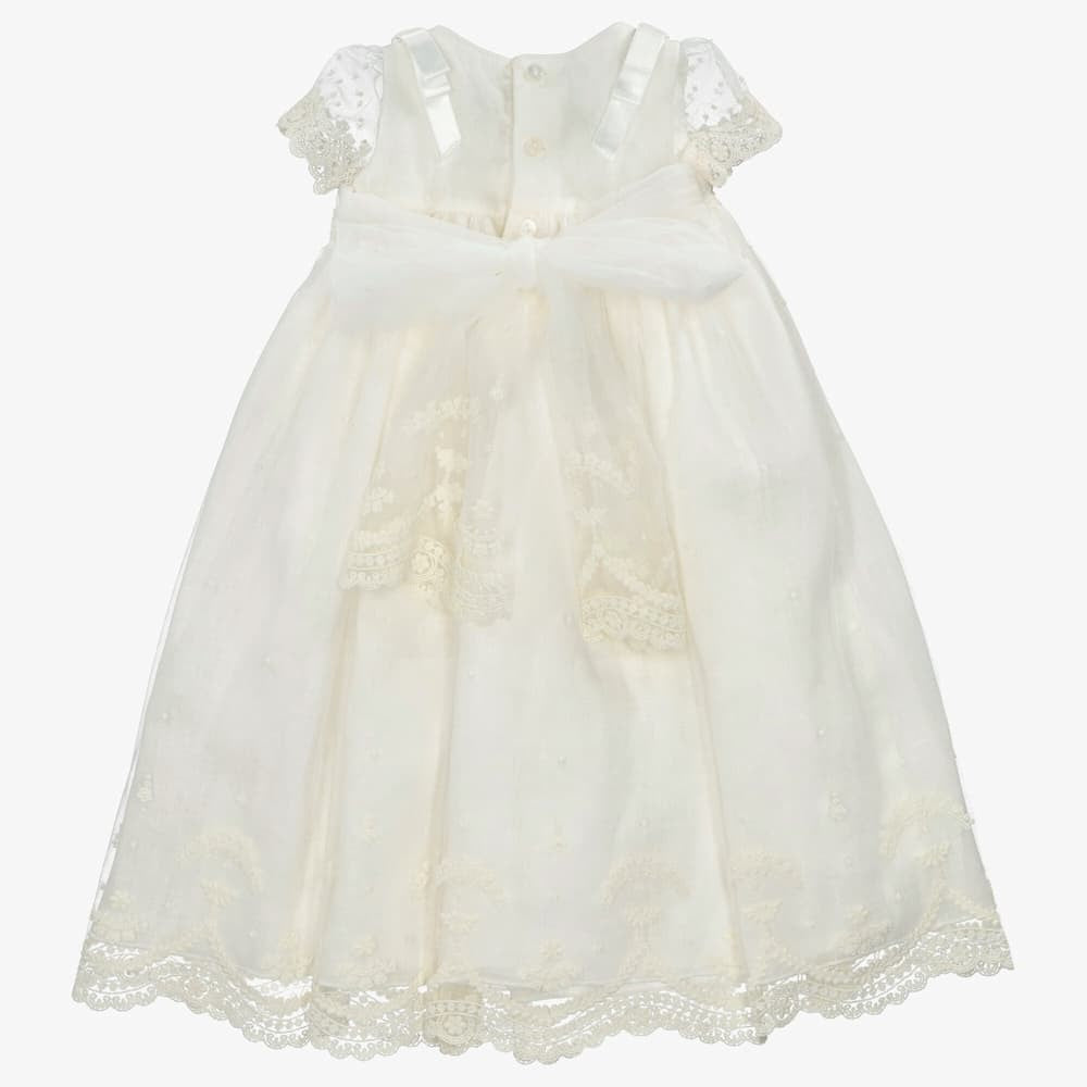 Faldón tela unisex Marfil con capota