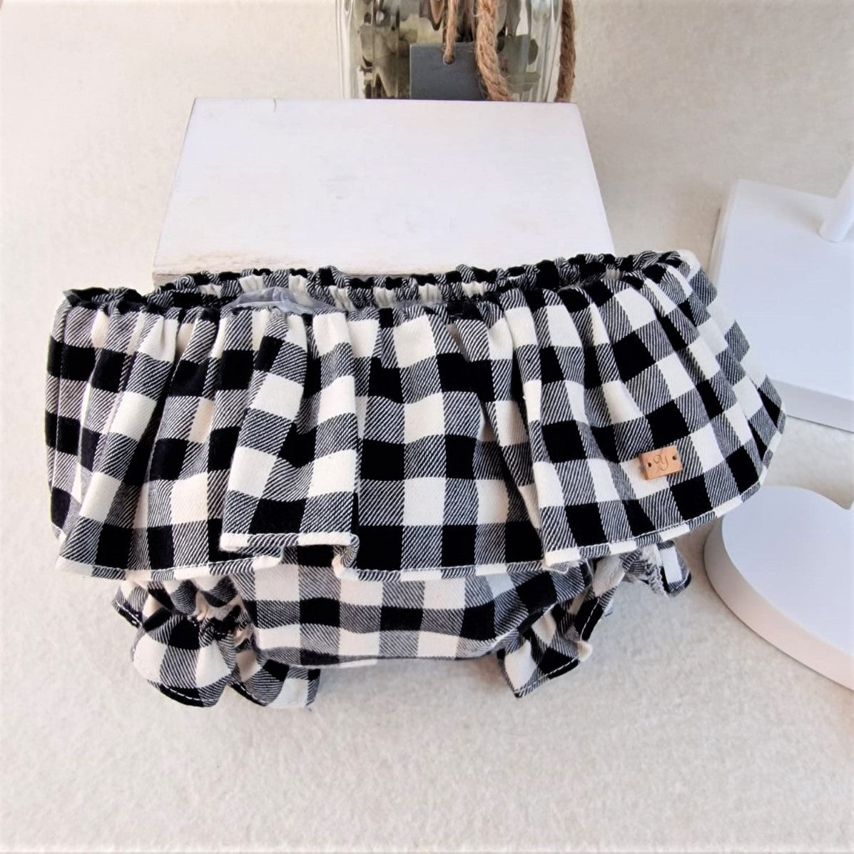 Conjunto baby tres piezas Vichy