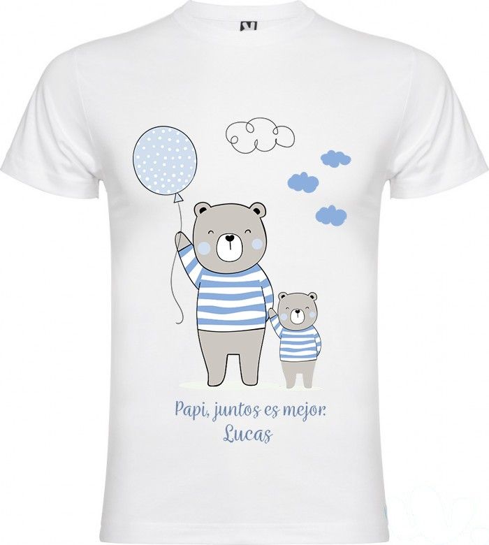 Camiseta adulto - Papi, juntos es mejor