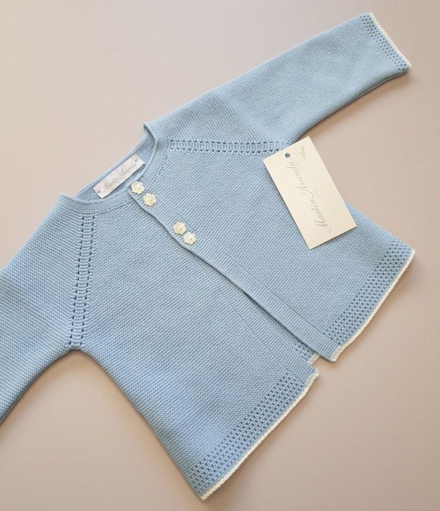 Cardigan de punto Hortensias