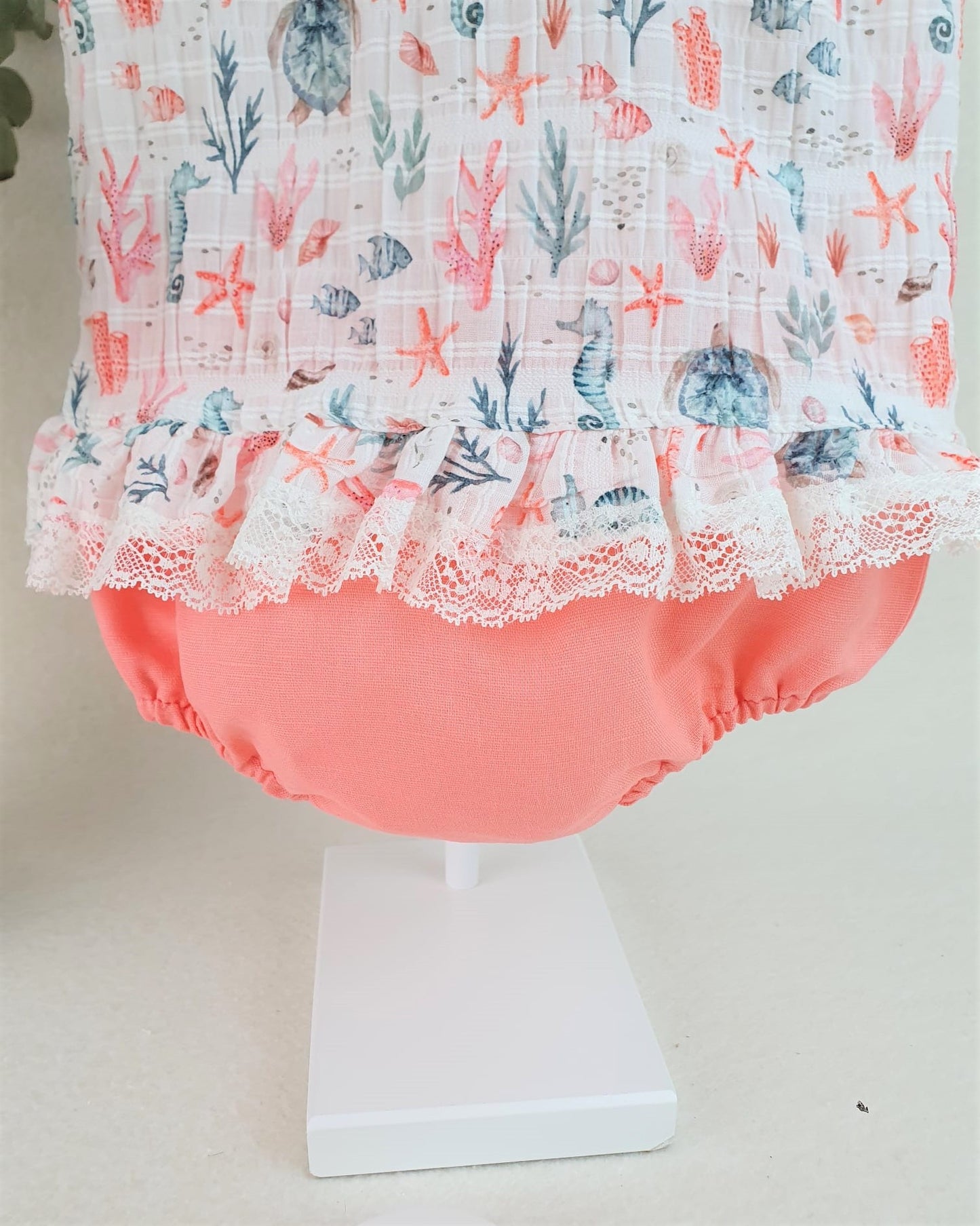 Conjunto de tela caballitos de mar