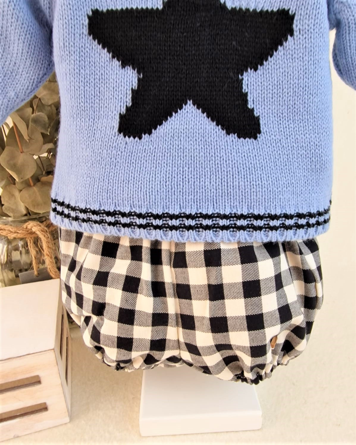 Conjunto baby tres piezas niño Estrella