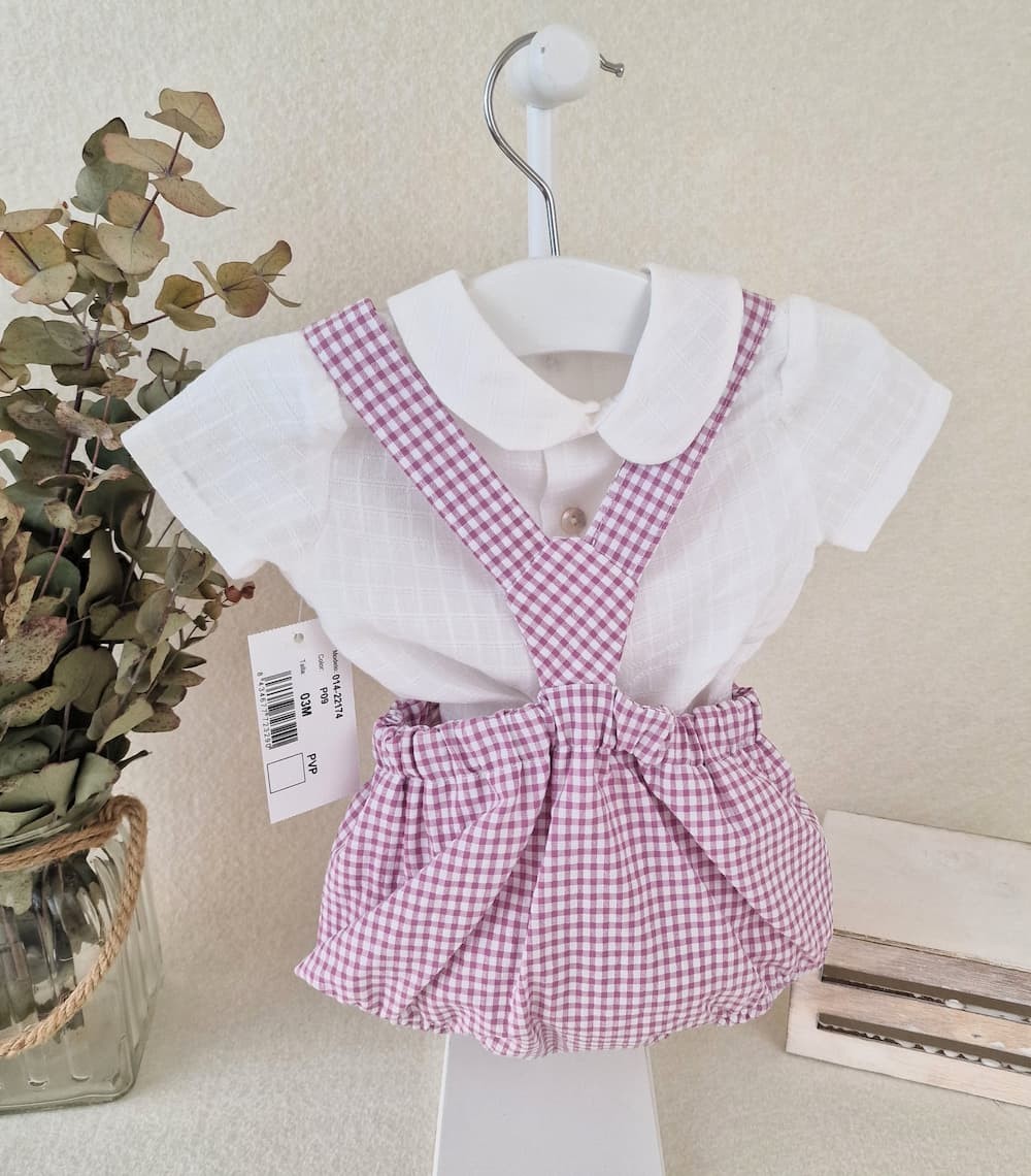 Conjunto de tela Lavanda