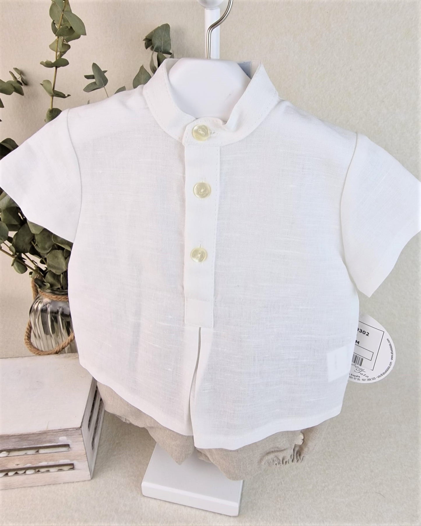 Conjunto bebé camisa mao y pololo