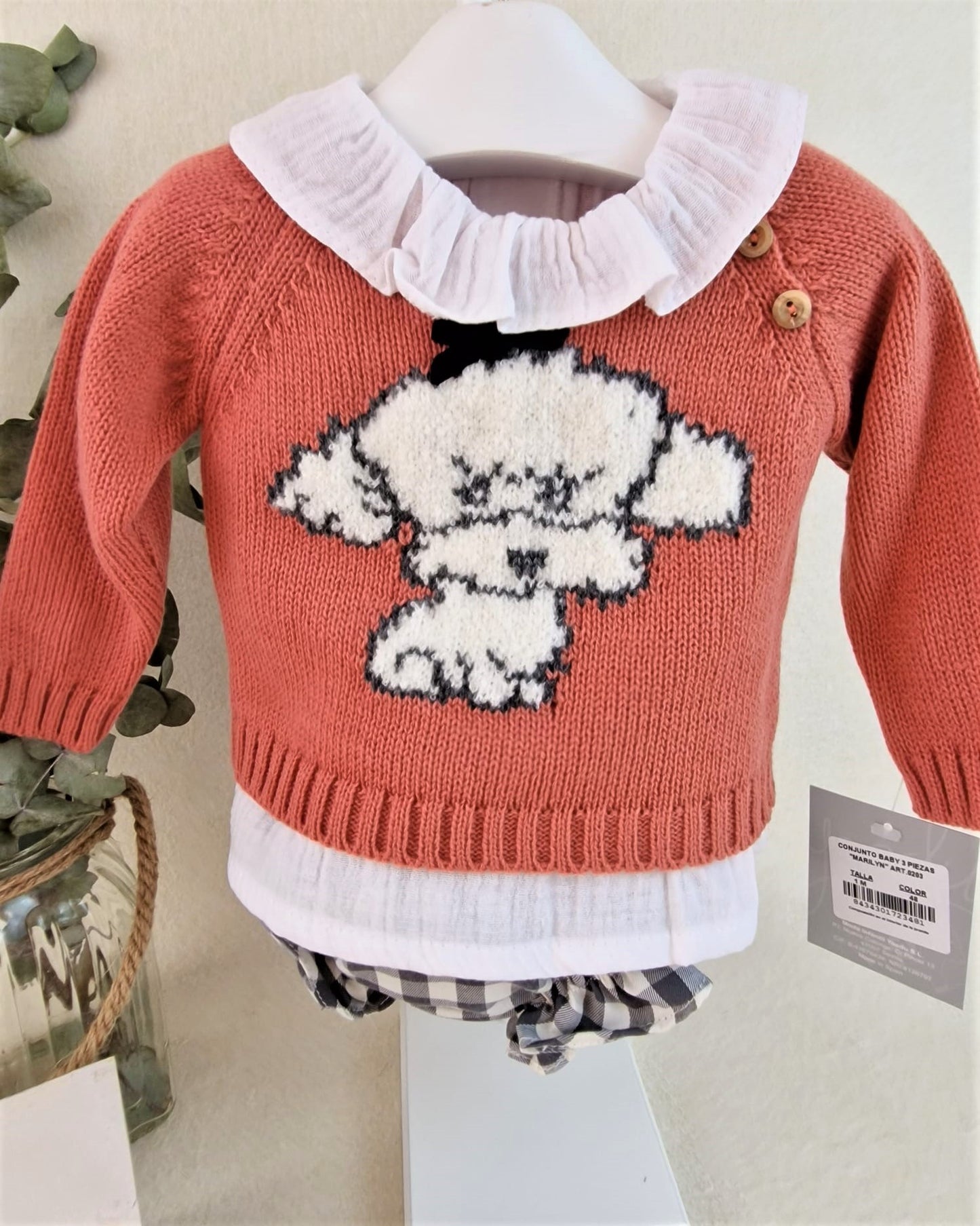 Conjunto baby tres piezas niña Marilyn