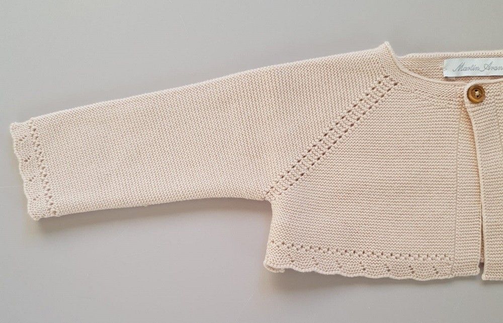 Cardigan de punto corto Azzurro