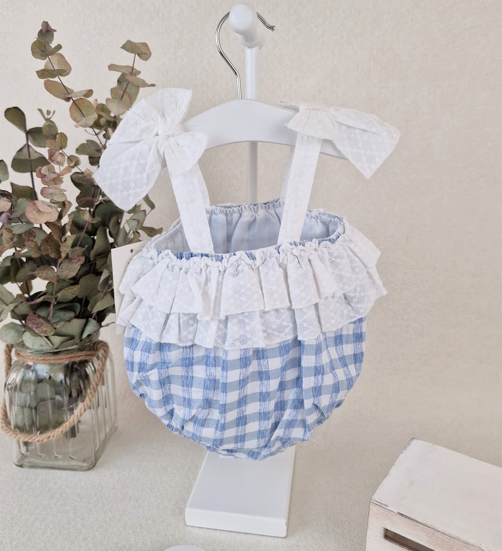 Peto de tela de niña bluish