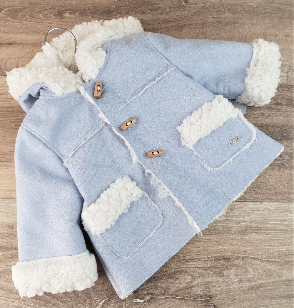 Abrigo bebé con capucha unisex