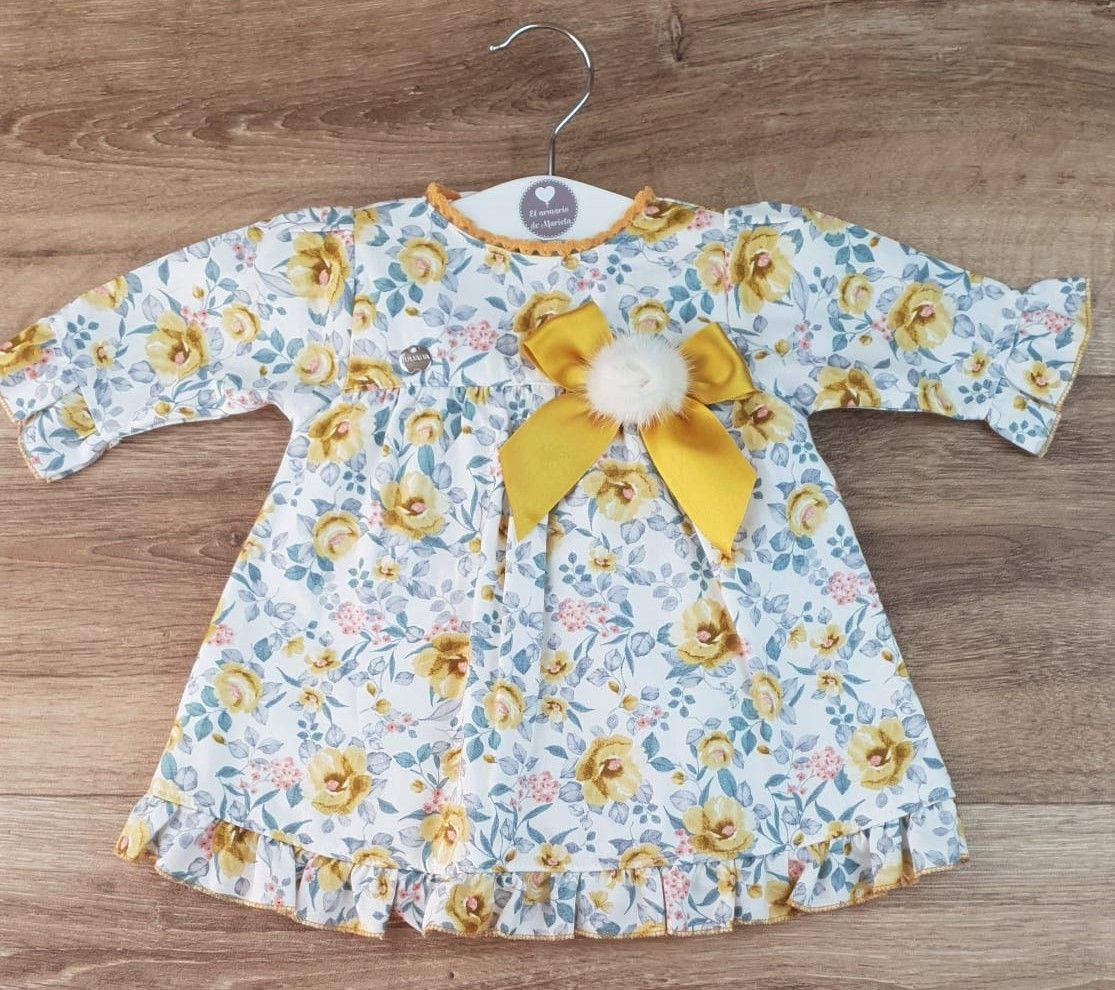Vestido enterizo tela de flores