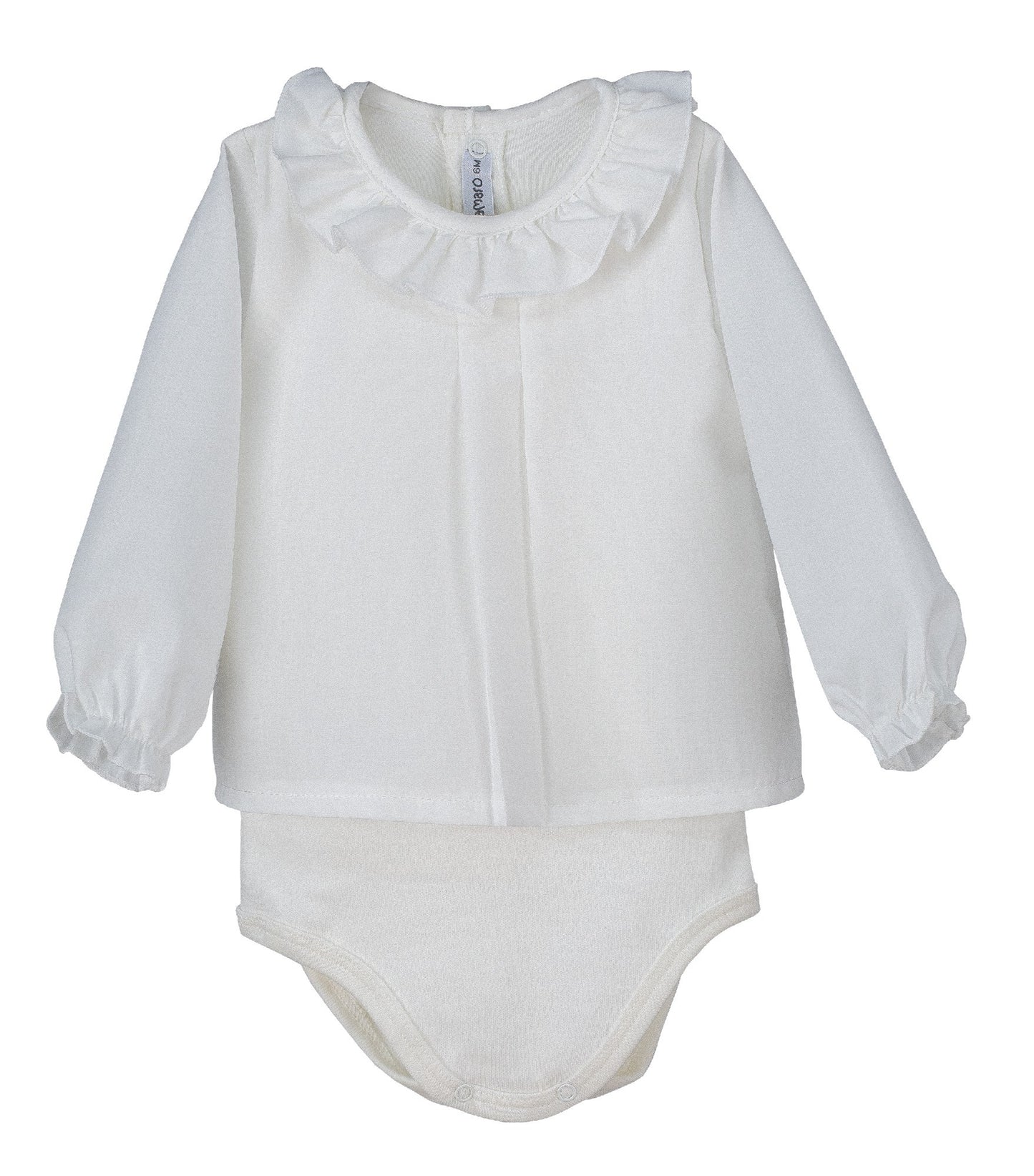 Body camisa manga larga con volante