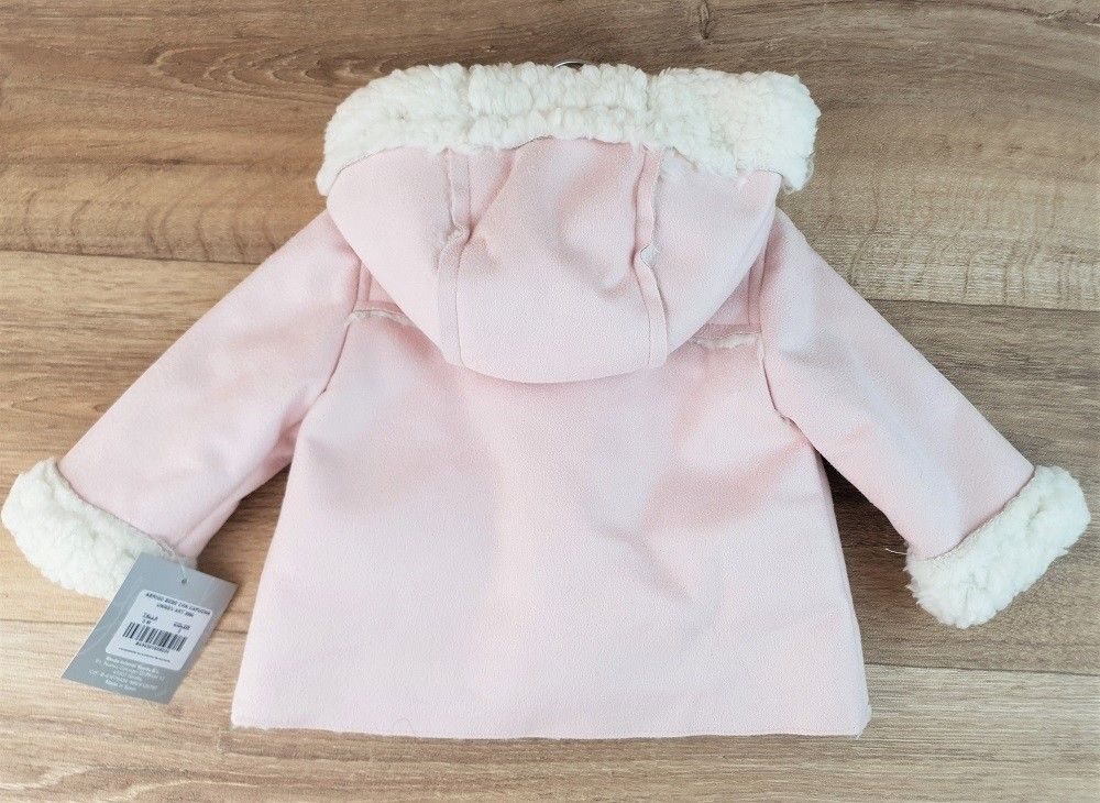 Abrigo bebé con capucha unisex